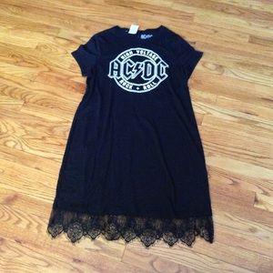 acdc t shirt dress ACDC RAG 99 T-Shirt Dress